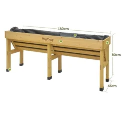 Vegtrug Kweektafel Muurmodel Naturel - 180 Cm -Aanbiedingen Intieme Eden Winkel 1517214844 1 600