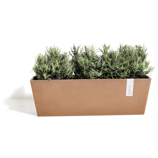 ECOPOTS Bruges Bloembak - Terracotta 55 Cm 3 ECOPOTS Bruges Bloembak - Terracotta 55 Cm