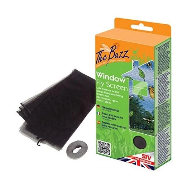 Vliegengaas Voor Ramen Max. 130 × 150 Cm 4 Vliegengaas Voor Ramen Max. 130 × 150 Cm - Afbeelding 2