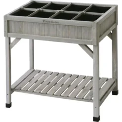 Vegtrug Kruidentafel 58 × 78 × 80 Cm - Grijs