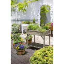 Vegtrug Kruidentafel 58 × 78 × 80 Cm - Grijs 7 Vegtrug Kruidentafel 58 × 78 × 80 Cm - Grijs -Aanbiedingen Intieme Eden Winkel 1540756750 1 600