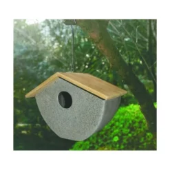 Nestkast Mezen Bamboe - Zadeldak -Aanbiedingen Intieme Eden Winkel 1592811237 2 600