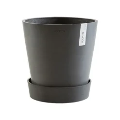ECOPOTS Amsterdam Onderschotel Op Wielen - Antraciet Ø 41,60 Cm -Aanbiedingen Intieme Eden Winkel 1594023162 3 600