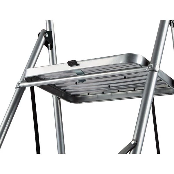 Trapladder Staal KING - 3 Brede Treden 5 Trapladder Staal KING - 3 Brede Treden - Afbeelding 3