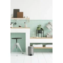 Pedaalemmer NewIcon BRABANTIA - 3 Liter Platinum -Aanbiedingen Intieme Eden Winkel 1608034466 3 600