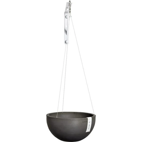 ECOPOTS Brussels Hanging Basket - Antraciet Ø 27 Cm 4 ECOPOTS Brussels Hanging Basket - Antraciet Ø 27 Cm - Afbeelding 2