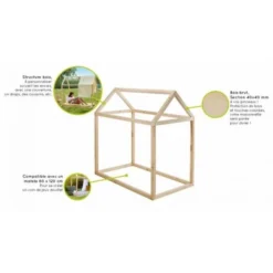 Houten Speelhuis Discover - 128 × 68 × H 122 Cm 7 Houten Speelhuis Discover - 128 × 68 × H 122 Cm -Aanbiedingen Intieme Eden Winkel 1644922557 3 600