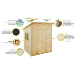 Houten Speelhuis Santa Monica - 127 × 160 × H 160 Cm 9 Houten Speelhuis Santa Monica - 127 × 160 × H 160 Cm -Aanbiedingen Intieme Eden Winkel 1644929272 4 600