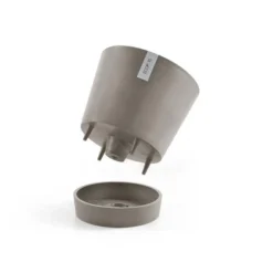 ECOPOTS Venice Met Onderschaal - Taupe Ø 30 Cm -Aanbiedingen Intieme Eden Winkel 1672821521 2 600