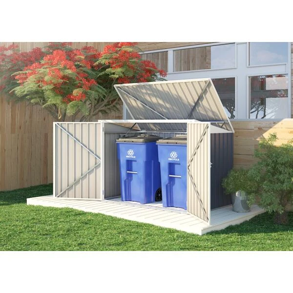 Sinolily Polly B Containerberging - 173 × 101 × 131 Cm - Antraciet 4 Sinolily Polly B Containerberging - 173 × 101 × 131 Cm - Antraciet - Afbeelding 2