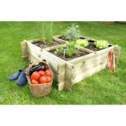 Vierkante Meter Moestuin Basil - 100 × 100 × 27 Cm -Aanbiedingen Intieme Eden Winkel 1678188486 2 600
