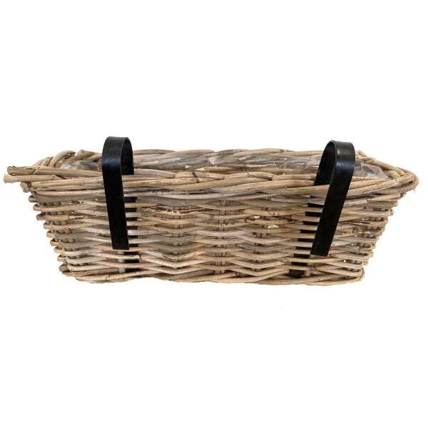 Balkonmand Rotan - 46 × 20 × 16 Cm 4 Balkonmand Rotan - 46 × 20 × 16 Cm - Afbeelding 2