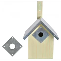 ESSCHERT DESIGN Beschermplaat Invliegopening Nestkast Pimpelmees