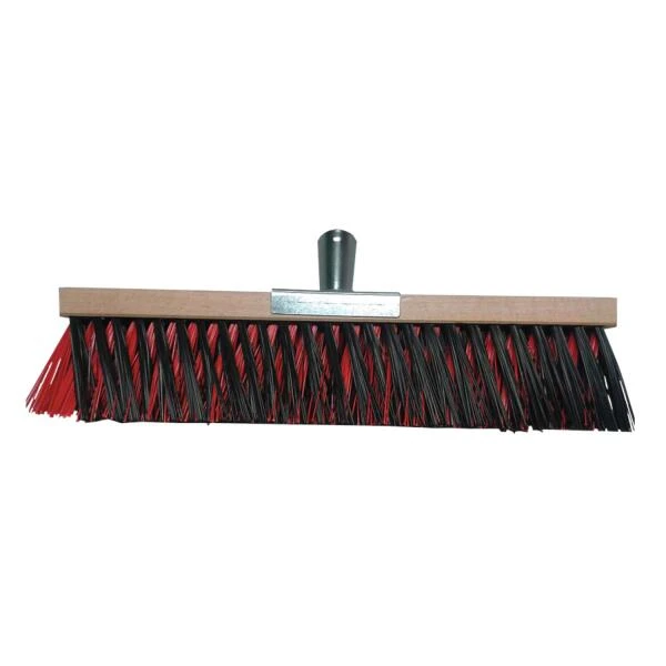 Bezem Met Steel Zwart/rood 40 Cm - Polet 4 Bezem Met Steel Zwart/rood 40 Cm - Polet - Afbeelding 2