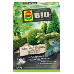 Compo BIO Meststof Met Schapenwol Hagen En Buxus 3,5 Kg