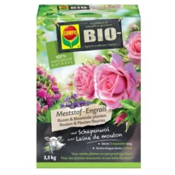 Compo BIO Meststof Met Schapenwol - Rozen En Bloeiende Planten 3,5 Kg