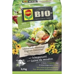 Compo Universele Meststof BIO Met Schapenwol 3,5 Kg