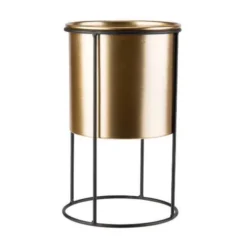 Bloempot Goud Met Staander - Ø 18,5 X 31 Cm -Aanbiedingen Intieme Eden Winkel bloempot goud met staander 1612857605 1 600