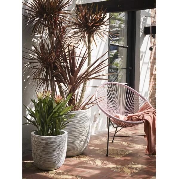 CAPI Bloempot Bol Rib NL 55 × 53 Cm - Ivoor 4 CAPI Bloempot Bol Rib NL 55 × 53 Cm - Ivoor - Afbeelding 2