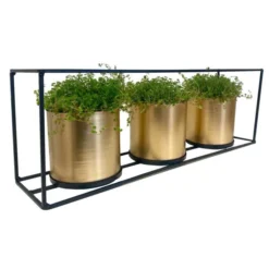 Bloempotten Goud 3 × In Houder - Metaal -Aanbiedingen Intieme Eden Winkel bloempotten goud in houder 1612527785 1 600