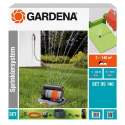 Sprinklersysteem GARDENA Met Verzonken Sproeier Os 140