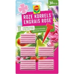 Compo Roze Korrel - Meststofstaafjes - Set Van 30 Stuks