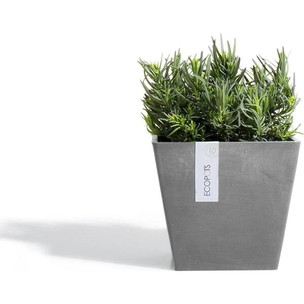 ECOPOTS Rotterdam - Grijs 20 Cm 3 ECOPOTS Rotterdam - Grijs 20 Cm