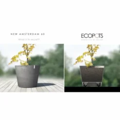 ECOPOTS Amsterdam Op Wielen - Grijs Ø 60 Cm 8 ECOPOTS Amsterdam Op Wielen - Grijs Ø 60 Cm -Aanbiedingen Intieme Eden Winkel ecopots wielen 60cm grijs 1525191321 2 600