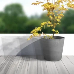 ECOPOTS Amsterdam Op Wielen - Grijs Ø 60 Cm 9 ECOPOTS Amsterdam Op Wielen - Grijs Ø 60 Cm -Aanbiedingen Intieme Eden Winkel ecopots wielen 60cm grijs 1525191321 3 600