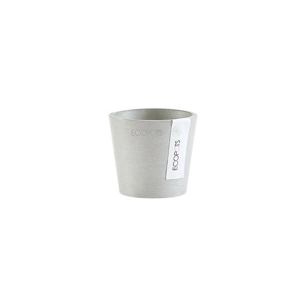 ECOPOTS Amsterdam Mini - Witgrijs Ø 8 Cm 4 ECOPOTS Amsterdam Mini - Witgrijs Ø 8 Cm - Afbeelding 2