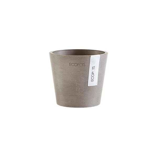 ECOPOTS Amsterdam Mini - Taupe Ø 10,5 Cm 4 ECOPOTS Amsterdam Mini - Taupe Ø 10,5 Cm - Afbeelding 2