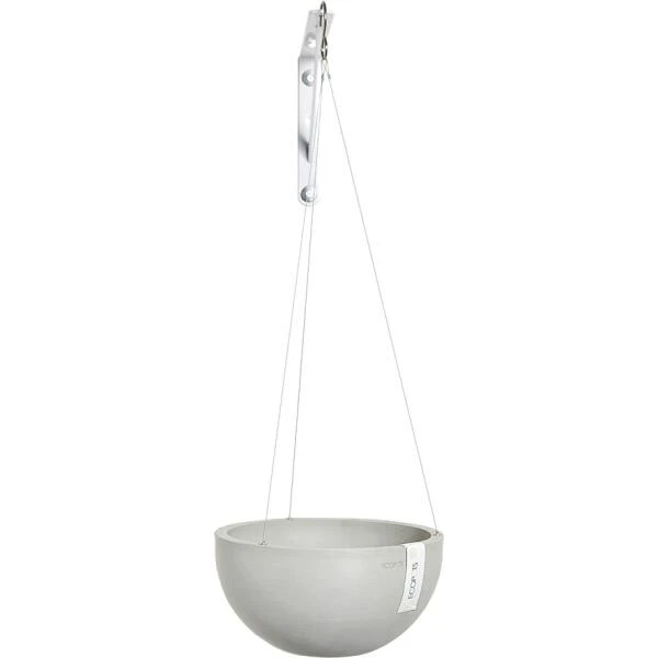 ECOPOTS Brussels Hanging Basket - Witgrijs Ø 27 Cm 4 ECOPOTS Brussels Hanging Basket - Witgrijs Ø 27 Cm - Afbeelding 2