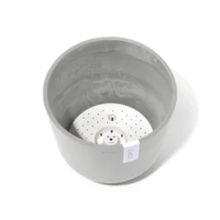 ECOPOTS Oslo Met Waterreservoir - Witgrijs Ø 25 Cm -Aanbiedingen Intieme Eden Winkel ecopots oslo waterreservoir witgrijs 25 cm 1621953532 3 600