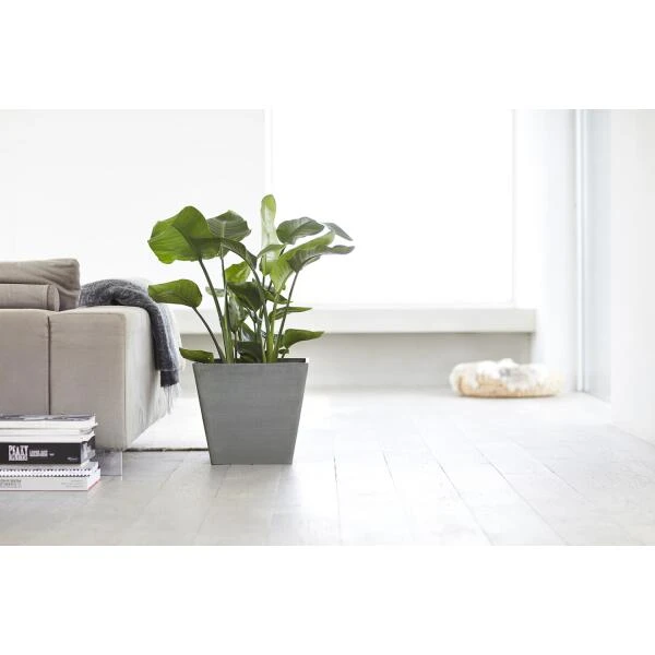 ECOPOTS Rotterdam - Grijs 50 Cm 4 ECOPOTS Rotterdam - Grijs 50 Cm - Afbeelding 2