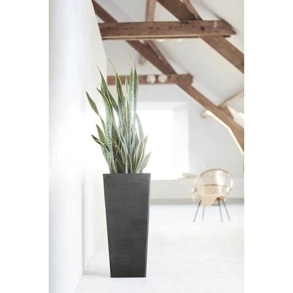 ECOPOTS Rotterdam High - Antraciet 70 Cm 4 ECOPOTS Rotterdam High - Antraciet 70 Cm - Afbeelding 2