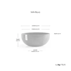 ECOPOTS Sofia Big - Taupe 43 Cm -Aanbiedingen Intieme Eden Winkel ecopots sofia big taupe 43 cm 1672836983 5 600