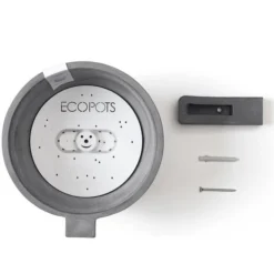 ECOPOTS Amsterdam Wall Grijs - Ø 20 Cm -Aanbiedingen Intieme Eden Winkel ecopots wall grijs 20 cm 1621347025 3 600