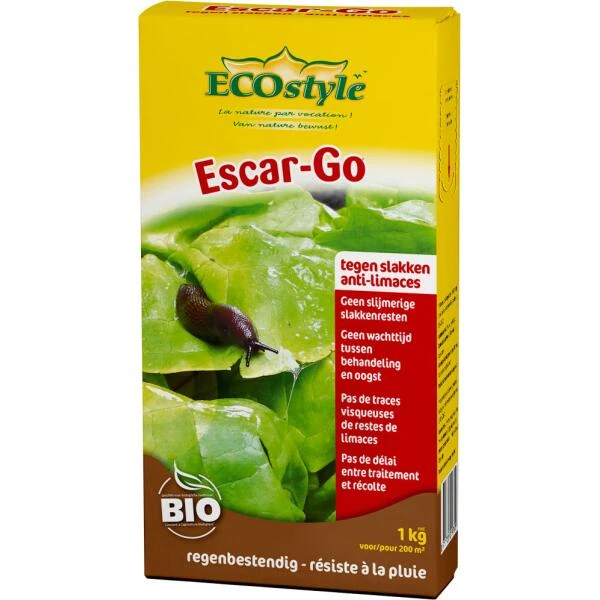 Ecostyle Escar-Go Slakkenkorrels - 1 Kg 3 Ecostyle Escar-Go Slakkenkorrels - 1 Kg