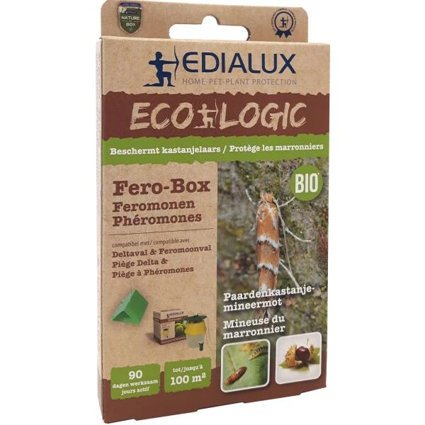 EDIALUX Fero-Box Tegen Paardenkastanjemineermot 3 EDIALUX Fero-Box Tegen Paardenkastanjemineermot