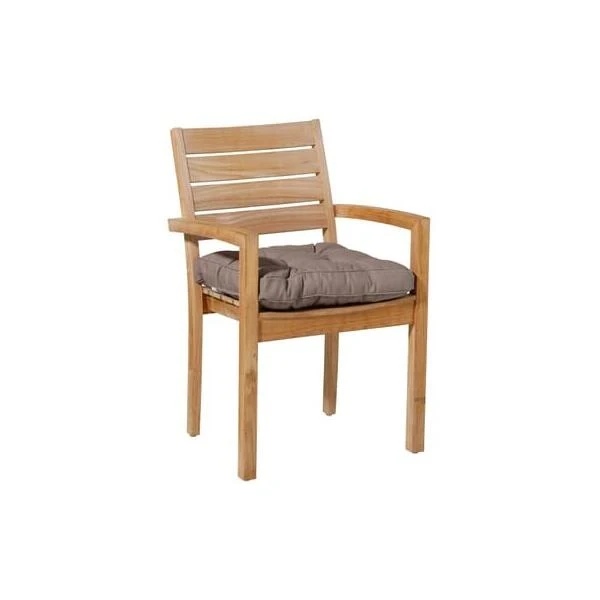 Madison Florance Kussen 47 × 47 Cm - Panama Taupe 6 Madison Florance Kussen 47 × 47 Cm - Panama Taupe - Afbeelding 4