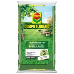Compo 1 + 1 Gratis - Gazonmest Voor Aanleg En Onderhoud - 300 M²