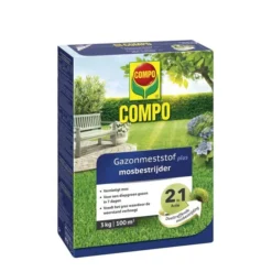 Compo Gazonmeststof Met Mosbestrijder - 3 Kg