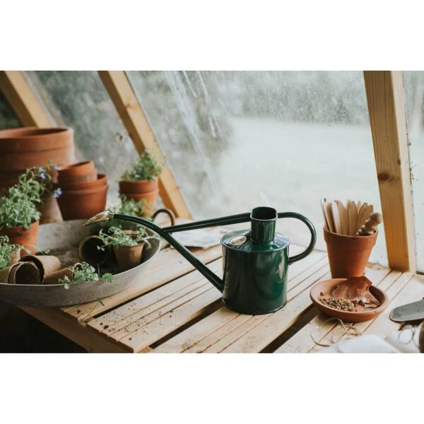 Gieter Haws 1 Liter - Metaal Groen 4 Gieter Haws 1 Liter - Metaal Groen - Afbeelding 2