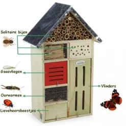 ESSCHERT DESIGN Groot Insectenhotel 7 Gastenkamers