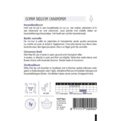 Kaneelbasilicum - Ocimum Basilicum Cinamonette -Aanbiedingen Intieme Eden Winkel kaneelbasilicum ocimum basilicum cinamonette 1646840346 733 600
