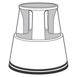 Kick Step Metaal Antraciet - 43 Cm 7 Kick Step Metaal Antraciet - 43 Cm -Aanbiedingen Intieme Eden Winkel kick step metaal grijs 1538567980 600