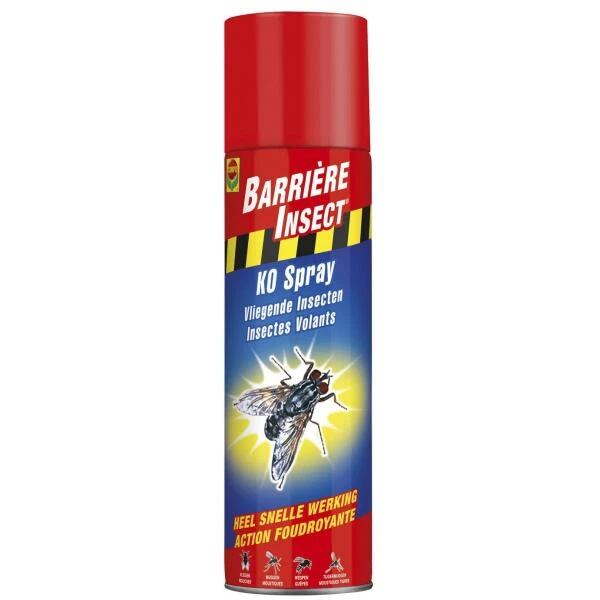 Spray Tegen Vliegende Insecten - KO Spray 400 Ml 3 Spray Tegen Vliegende Insecten - KO Spray 400 Ml
