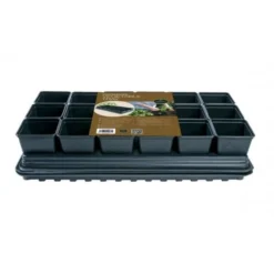 Tray Met 18 Vierkante 9 Cm Potten Met Bewatering -Aanbiedingen Intieme Eden Winkel kweektray 18 potten vierkant 1547041397 2 600