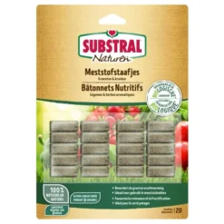 Meststofstaafjes Substral Naturen BIO Voor Groenten En Kruiden - Set Van 20 Stuks