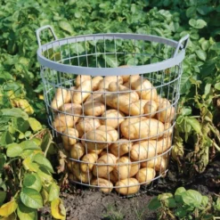 ESSCHERT DESIGN Metalen Oogstkorf - Aardappelmand -Aanbiedingen Intieme Eden Winkel metalen oogstmand 1484055471 2 600